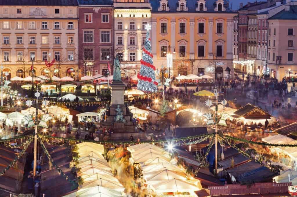 krakow christmas fair holidays